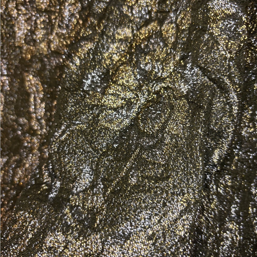 J. Crew Bronze/Gold Brocade Silk-blend Pencil Skirt - Picture 4 of 12